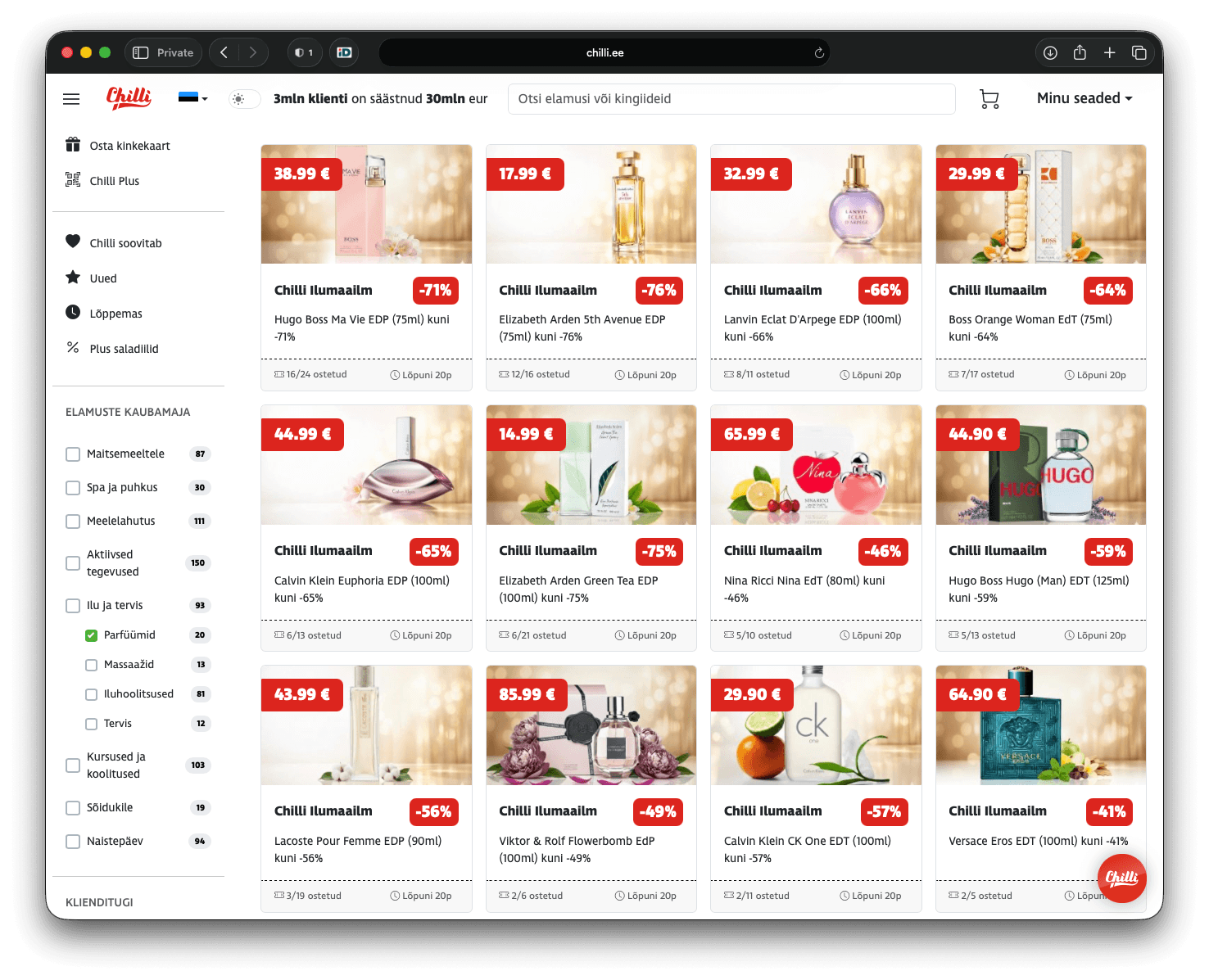 Eesti parima hinnaga ilutooted taas Chillis