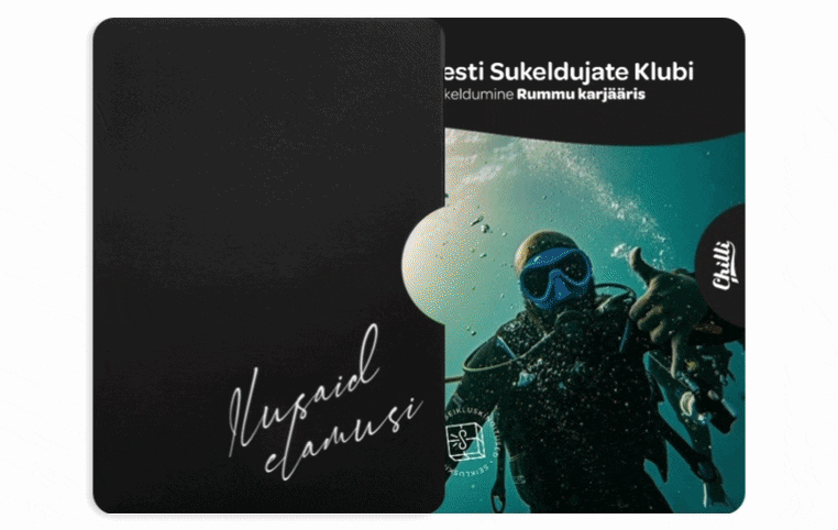 Trükitud elamuskingitused, põnevad kinketaskud ja 3D eelvaade